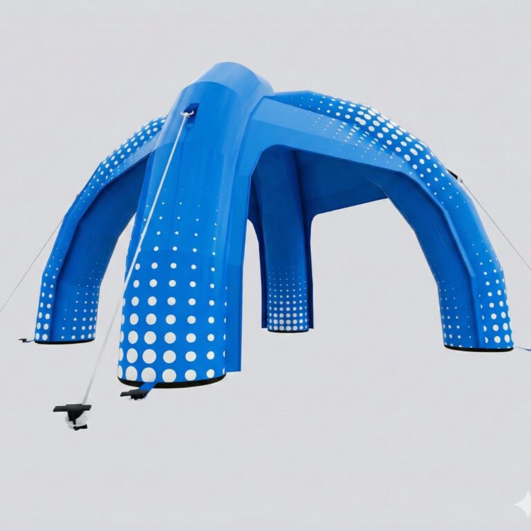 Aufblasbares Spinnenzelt