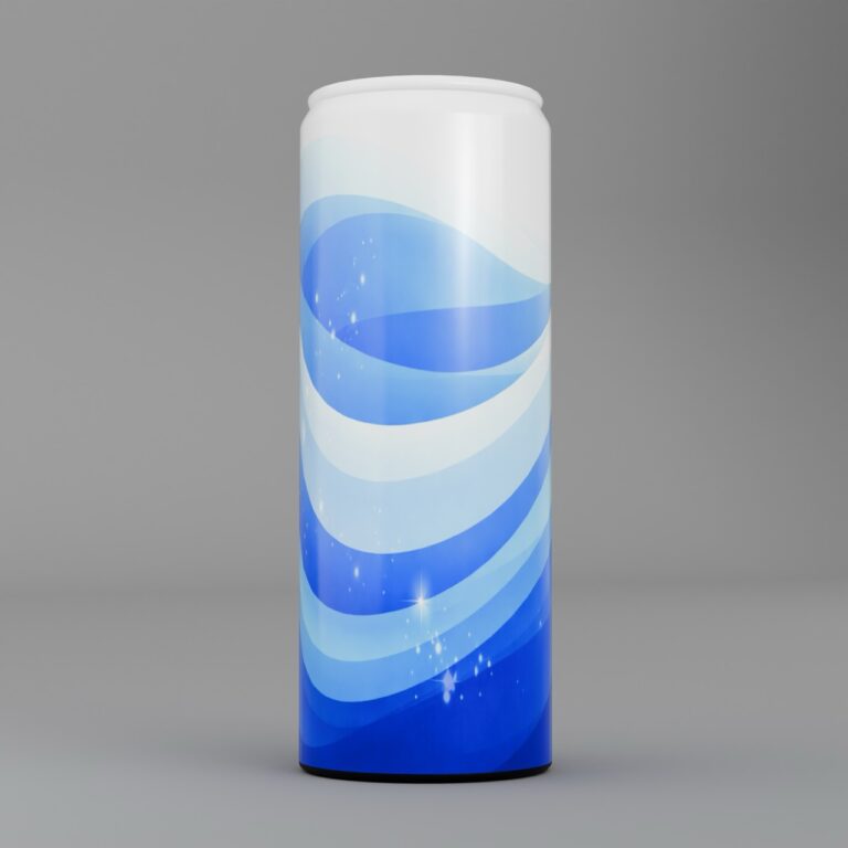 Aufblasbare Werbedose Pulsair – eine aufblasbare XXL-Nachbildung einer Dose für Werbeaktionen und Veranstaltungen