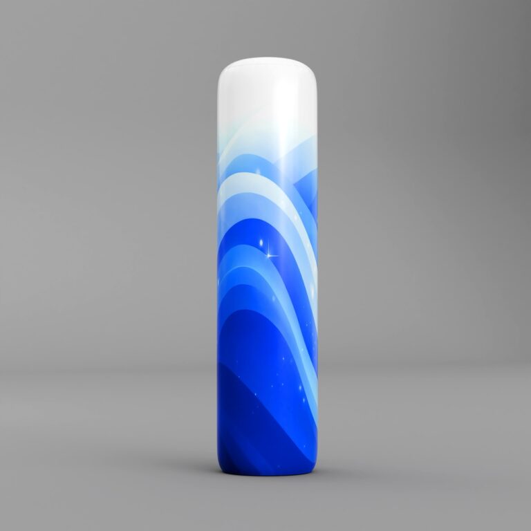 Pulsair pneumatische Werbesäule – aufblasbare vertikale Säule mit Logo (für die kontinuierliche Präsentation bei Veranstaltungen)