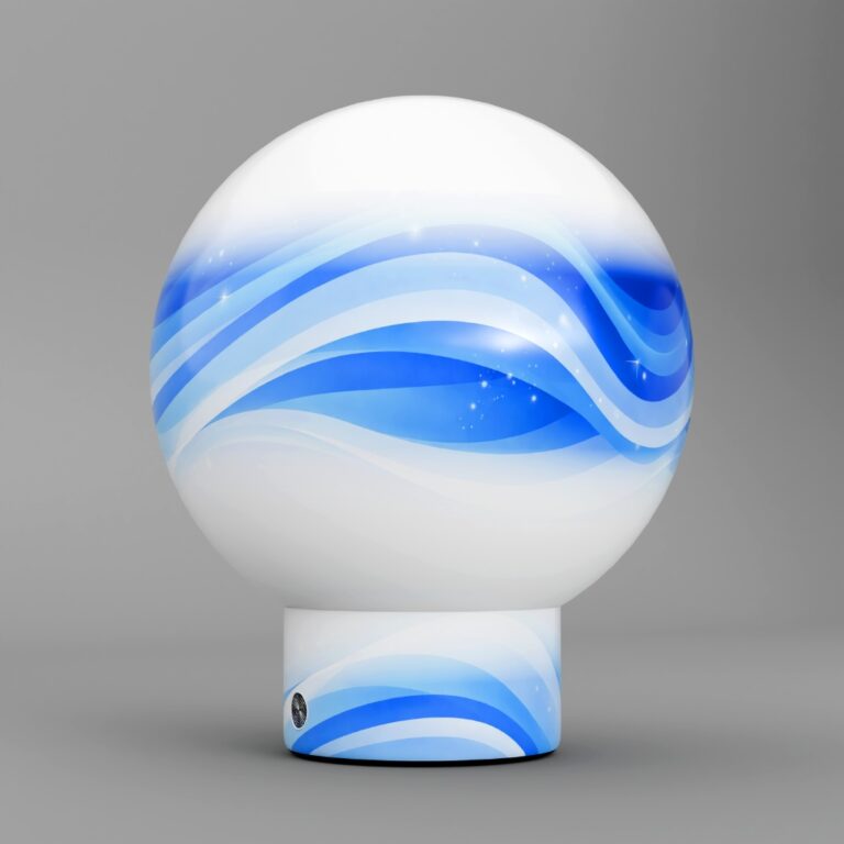 Aufblasbarer Werbeballon in Kugelform – ein klassischer aufblasbarer Kugelballon mit Logo für Messen und Veranstaltungen im Freien