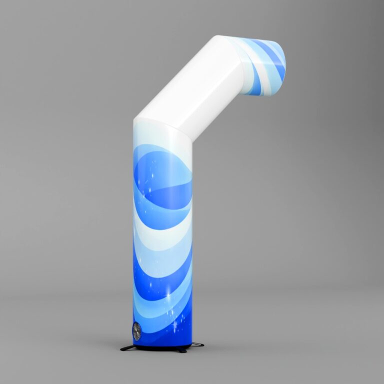 Pulsair pneumatisches Werbe-Halbtor – aufblasbares Werbetor zur Kennzeichnung der Start-/Zielzone