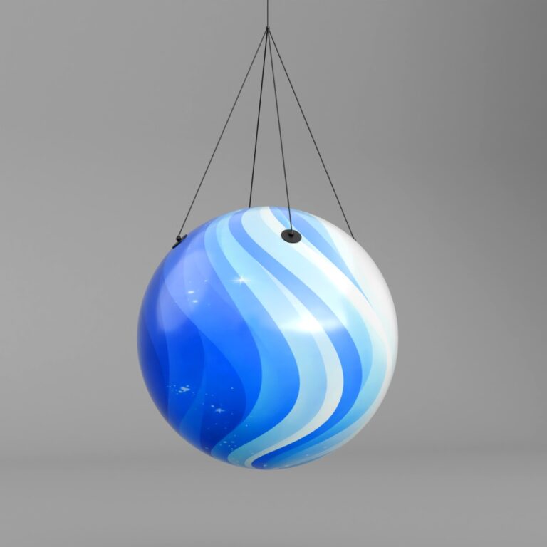 Airmetic luftdichter Kugel-Werbeballon – gasdichter Kugelballon ohne ständiges Aufblasen (für Veranstaltungen)