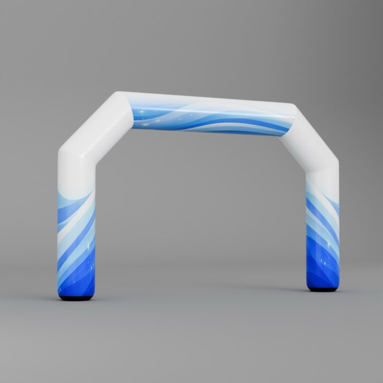 Airmetic gasdichtes Tor – luftdichte Werbestruktur ohne ständiges Pumpen (gerade, polygonal, gewölbt)